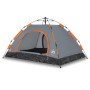 Tienda de campaña 2 personas apertura rápida gris y naranja de vidaXL, Tiendas de campaña - Ref: Foro24-4004163, Precio: 51,5...
