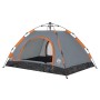 Tienda de campaña 2 personas apertura rápida gris y naranja de vidaXL, Tiendas de campaña - Ref: Foro24-4004163, Precio: 51,5...