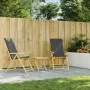 Mesa plegable de jardín de bambú 45x45x45 cm de vidaXL, Mesas de jardín - Ref: Foro24-365877, Precio: 47,04 €, Descuento: %