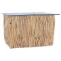 Mesa de centro con superficie de vidrio teca maciza 66x66x40 cm de vidaXL, Mesas de centro - Ref: Foro24-288814, Precio: 167,...