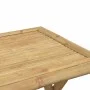 Mesa plegable de jardín de bambú 45x45x45 cm de vidaXL, Mesas de jardín - Ref: Foro24-365877, Precio: 47,04 €, Descuento: %