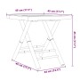 Mesa plegable de jardín de bambú 45x45x45 cm de vidaXL, Mesas de jardín - Ref: Foro24-365877, Precio: 47,57 €, Descuento: %