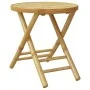 Mesa plegable de jardín de bambú Ø45x45 cm de vidaXL, Mesas de jardín - Ref: Foro24-365880, Precio: 50,09 €, Descuento: %