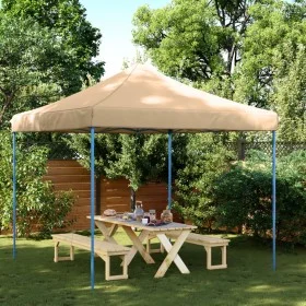 Tienda de fiesta plegable Pop-Up beige 292x292x315 cm de vidaXL, Carpas y cenadores - Ref: Foro24-4004914, Precio: 107,19 €, ...