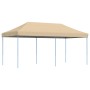 Tienda de fiesta plegable Pop-Up beige 580x292x315 cm de vidaXL, Carpas y cenadores - Ref: Foro24-4004935, Precio: 160,85 €, ...