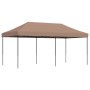 Tienda de fiesta plegable Pop-Up marrón 580x292x315 cm de vidaXL, Carpas y cenadores - Ref: Foro24-4004940, Precio: 178,90 €,...