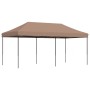 Tienda de fiesta plegable Pop-Up marrón 580x292x315 cm de vidaXL, Carpas y cenadores - Ref: Foro24-4004940, Precio: 178,90 €,...