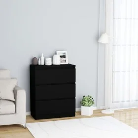 Sideboard aus schwarzem Sperrholz 60x35x76 cm von vidaXL, Sideboards - Ref: Foro24-801383, Preis: 82,59 €, Rabatt: %