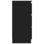 Aparador de madera contrachapada negro 60x35x76 cm de vidaXL, Aparadores - Ref: Foro24-801383, Precio: 83,96 €, Descuento: %