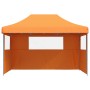 Tienda de fiesta plegable Pop-Up 3 paredes laterales naranja de vidaXL, Carpas y cenadores - Ref: Foro24-4005017, Precio: 188...
