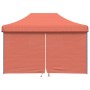 Tienda de fiesta plegable Pop-Up 4 paredes laterales terracota de vidaXL, Carpas y cenadores - Ref: Foro24-4005029, Precio: 1...