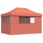 Tienda de fiesta plegable Pop-Up 4 paredes laterales terracota de vidaXL, Carpas y cenadores - Ref: Foro24-4005029, Precio: 1...