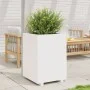 Jardinera madera maciza de pino blanco 50x50x72,5 cm de vidaXL, Maceteros y jardineras - Ref: Foro24-3282575, Precio: 185,28 ...