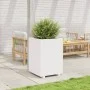Jardinera madera maciza de pino blanco 50x50x72,5 cm de vidaXL, Maceteros y jardineras - Ref: Foro24-3282575, Precio: 185,28 ...