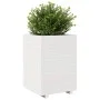 Jardinera madera maciza de pino blanco 50x50x72,5 cm de vidaXL, Maceteros y jardineras - Ref: Foro24-3282575, Precio: 185,28 ...