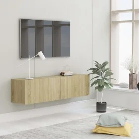 Mueble para TV madera contrachapada color roble 120x30x30 cm de vidaXL, Muebles TV - Ref: Foro24-801493, Precio: 56,16 €, Des...