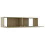 Mueble para TV madera contrachapada color roble 120x30x30 cm de vidaXL, Muebles TV - Ref: Foro24-801493, Precio: 56,39 €, Des...