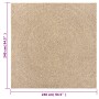 Alfombra ZIZUR apariencia de yute interior exterior 240x240 cm de vidaXL, Alfombras - Ref: Foro24-4006164, Precio: 153,62 €, ...