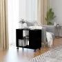 Black plywood side table 70x35x55 cm by vidaXL, Side tables - Ref: Foro24-802121, Price: 48,99 €, Discount: %