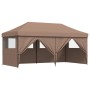 Tienda de fiesta plegable Pop-Up con 4 paredes laterales marrón de vidaXL, Carpas y cenadores - Ref: Foro24-4004956, Precio: ...