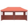 Tienda de fiesta plegable Pop-Up 3 paredes laterales terracota de vidaXL, Carpas y cenadores - Ref: Foro24-4004949, Precio: 2...