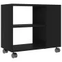 Mesa auxiliar de madera contrachapada negro 70x35x55 cm de vidaXL, Mesas auxiliares - Ref: Foro24-802121, Precio: 48,99 €, De...