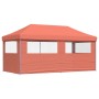 Tienda de fiesta plegable Pop-Up 3 paredes laterales terracota de vidaXL, Carpas y cenadores - Ref: Foro24-4004949, Precio: 2...