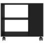 Mesa auxiliar de madera contrachapada negro 70x35x55 cm de vidaXL, Mesas auxiliares - Ref: Foro24-802121, Precio: 50,24 €, De...