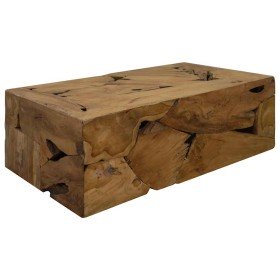 Mesa de centro de teca genuina marrón 90x50x30 cm en Mesas de centro | Comprar online en Foru.es
