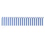 Toldo retráctil manual con persiana y LED azul y blanco 6x3 m de vidaXL, Toldos - Ref: Foro24-3069361, Precio: 542,48 €, Desc...