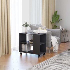 Mesa auxiliar de madera de ingeniería gris 70x35x55 cm de vidaXL, Mesas auxiliares - Ref: Foro24-802122, Precio: 35,13 €, Des...