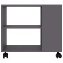 Mesa auxiliar de madera de ingeniería gris 70x35x55 cm de vidaXL, Mesas auxiliares - Ref: Foro24-802122, Precio: 35,13 €, Des...