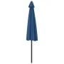 Sombrilla balcón semicircular palo aluminio azul 300x155x223 cm de vidaXL, Sombrillas - Ref: Foro24-312505, Precio: 51,29 €, ...
