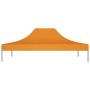 Techo de carpa para celebraciones naranja 4,5x3 m 270 g/m² de vidaXL, Cubiertas para carpas y cenadores - Ref: Foro24-315368,...