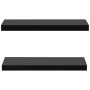 Estantes flotantes de pared 2 unidades negro 60x20x3,8 cm de vidaXL, Estantes y estanterías - Ref: Foro24-288201, Precio: 47,...