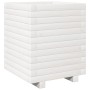 Jardinera madera maciza de pino blanco 40x40x49,5 cm de vidaXL, Maceteros y jardineras - Ref: Foro24-3282510, Precio: 112,06 ...