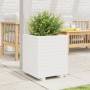 Jardinera madera maciza de pino blanco 40x40x49,5 cm de vidaXL, Maceteros y jardineras - Ref: Foro24-3282510, Precio: 112,06 ...