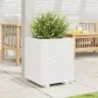 Jardinera madera maciza de pino blanco 40x40x49,5 cm de vidaXL, Maceteros y jardineras - Ref: Foro24-3282510, Precio: 110,63 ...