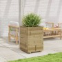 Jardinera madera de pino impregnada 50x50x72,5 cm de vidaXL, Maceteros y jardineras - Ref: Foro24-3282578, Precio: 171,47 €, ...