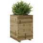 Jardinera madera de pino impregnada 50x50x72,5 cm de vidaXL, Maceteros y jardineras - Ref: Foro24-3282578, Precio: 171,47 €, ...