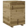 Jardinera madera de pino impregnada 50x50x72,5 cm de vidaXL, Maceteros y jardineras - Ref: Foro24-3282578, Precio: 171,47 €, ...