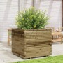 Jardinera de madera de pino impregnada 80x80x72 cm de vidaXL, Maceteros y jardineras - Ref: Foro24-3282628, Precio: 264,23 €,...