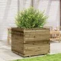 Jardinera de madera de pino impregnada 80x80x72 cm de vidaXL, Maceteros y jardineras - Ref: Foro24-3282628, Precio: 260,88 €,...