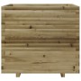 Jardinera de madera de pino impregnada 80x80x72 cm de vidaXL, Maceteros y jardineras - Ref: Foro24-3282628, Precio: 264,23 €,...