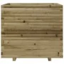 Jardinera de madera de pino impregnada 80x80x72 cm de vidaXL, Maceteros y jardineras - Ref: Foro24-3282628, Precio: 260,88 €,...