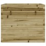 Jardinera de madera de pino impregnada 80x80x72 cm de vidaXL, Maceteros y jardineras - Ref: Foro24-3282628, Precio: 264,23 €,...