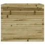 Jardinera de madera de pino impregnada 80x80x72 cm de vidaXL, Maceteros y jardineras - Ref: Foro24-3282628, Precio: 260,88 €,...