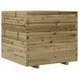 Jardinera de madera de pino impregnada 80x80x72 cm de vidaXL, Maceteros y jardineras - Ref: Foro24-3282628, Precio: 260,88 €,...