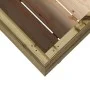 Jardinera de madera de pino impregnada 80x80x72 cm de vidaXL, Maceteros y jardineras - Ref: Foro24-3282628, Precio: 260,88 €,...