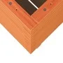 Jardinera madera maciza de pino marrón cera 70x70x72 cm de vidaXL, Maceteros y jardineras - Ref: Foro24-3282621, Precio: 254,...